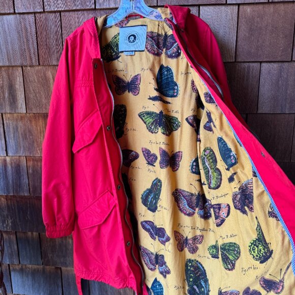 EUC Anthropologie Daughters of the Liberation Red Heritage Hooded Jacket - Large - Picture 8 of 13